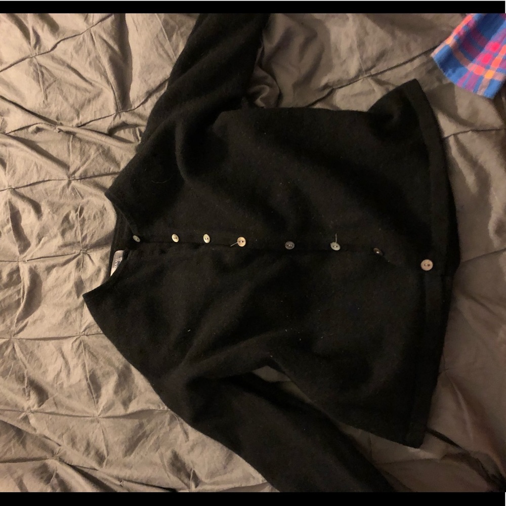 black button up cardigan size small